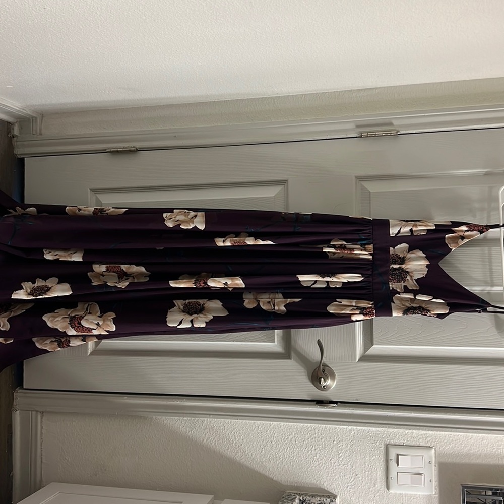 Long dress with open back